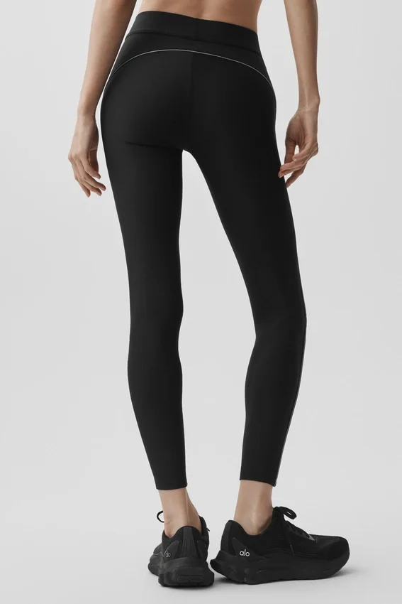 Airlift High-Waist 7/8 Speedwork Legging – Svart