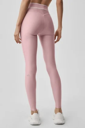 Airlift High-Waist Alignment Legging – Vintage-rosa/vit