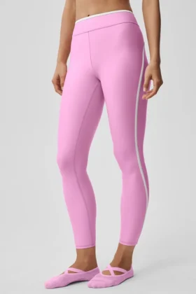 Airlift High-Waist Charger 7/8-Leggings – Candy Heart-rosa/vit