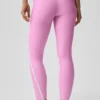 Airlift High-Waist Charger 7/8-Leggings – Candy Heart-rosa/vit