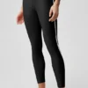 Airlift High-Waist Charger 7/8-Leggings – svart/vit