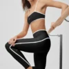 Airlift High-Waist Charger 7/8-Leggings – svart/vit