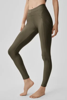 Airlift High-Waist Evolve Leggings – Olive Tree