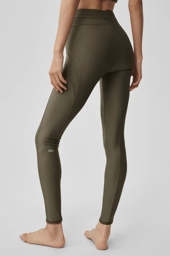 Airlift High-Waist Evolve Leggings – Olive Tree