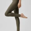 Airlift High-Waist Evolve Leggings – Olive Tree