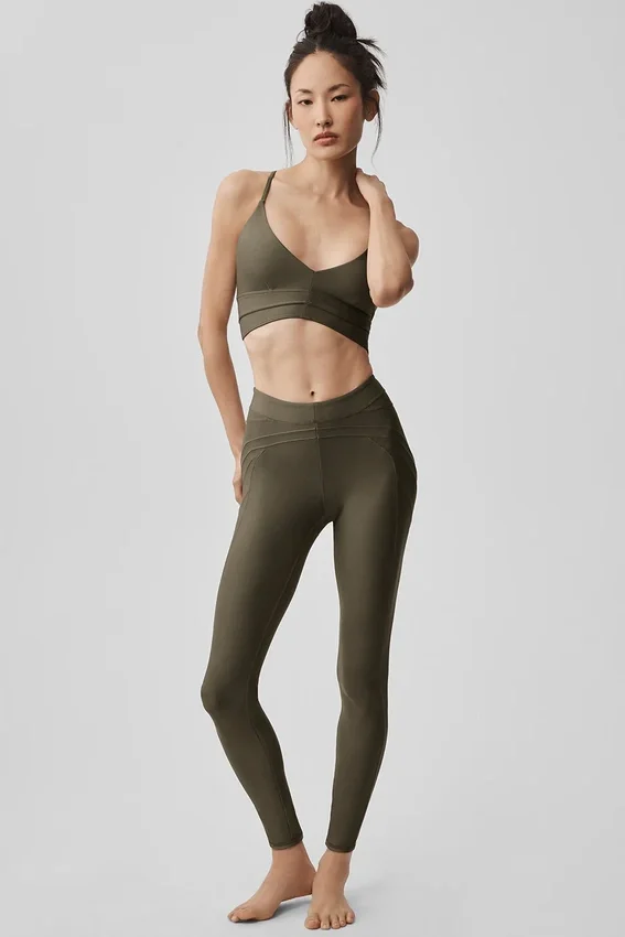Airlift High-Waist Evolve Leggings – Olive Tree