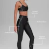 Airlift High-Waist Haven Legging – Svart/Vit