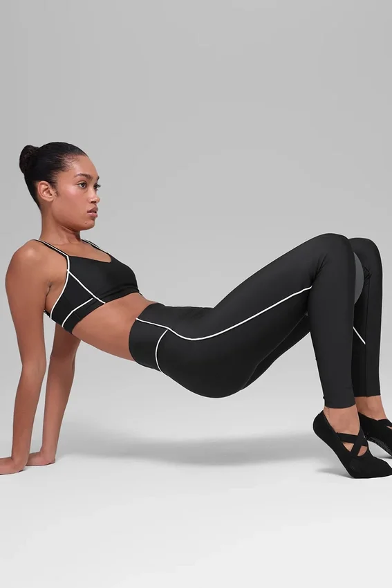 Airlift High-Waist Haven Legging – Svart/Vit