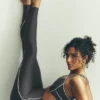 Airlift High-Waist Haven Leggings – antracit/vit