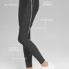 Airlift High-Waist Haven Leggings – antracit/vit