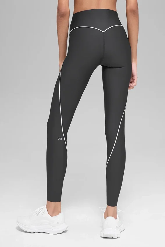 Airlift High-Waist Haven Leggings – antracit/vit