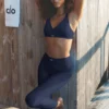 Airlift High-Waist Leggings av högsta kvalitet – marinblå