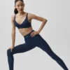 Airlift High-Waist Leggings av högsta kvalitet – marinblå
