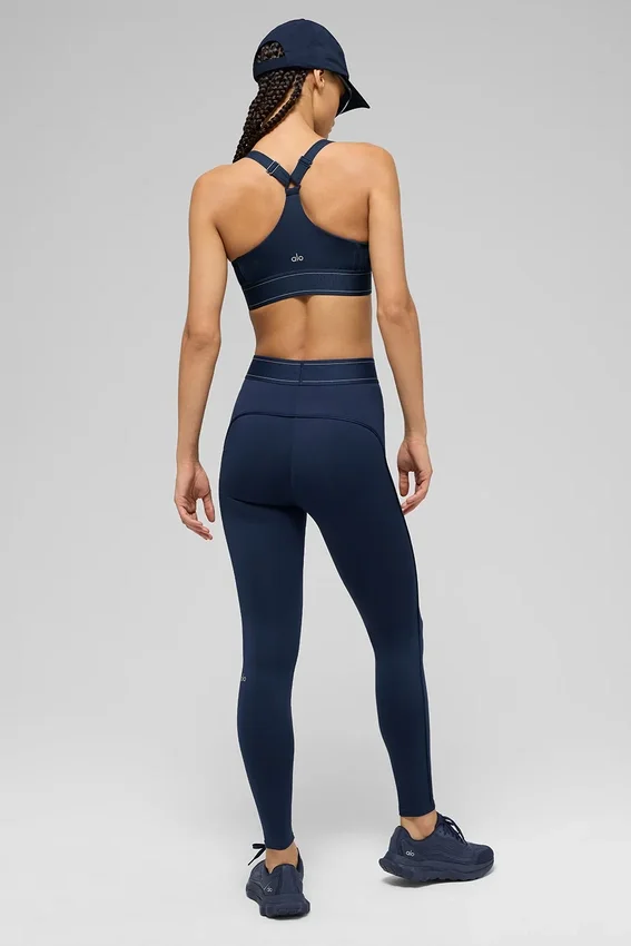 Airlift High-Waist Leggings – Navy/Navy