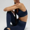 Airlift High-Waist Leggings – Navy/Navy