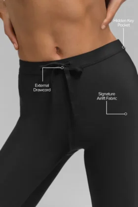 Airlift High-Waist Light Speed Leggings – Svart