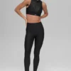 Airlift High-Waist Mesh Infatuation Legging – Black