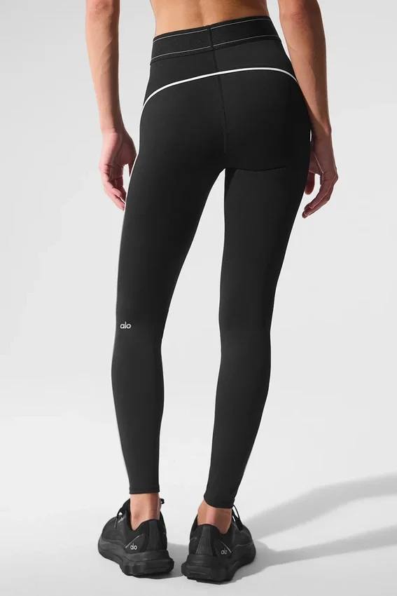 Airlift High-Waist Suit Up Leggings – svart/vit