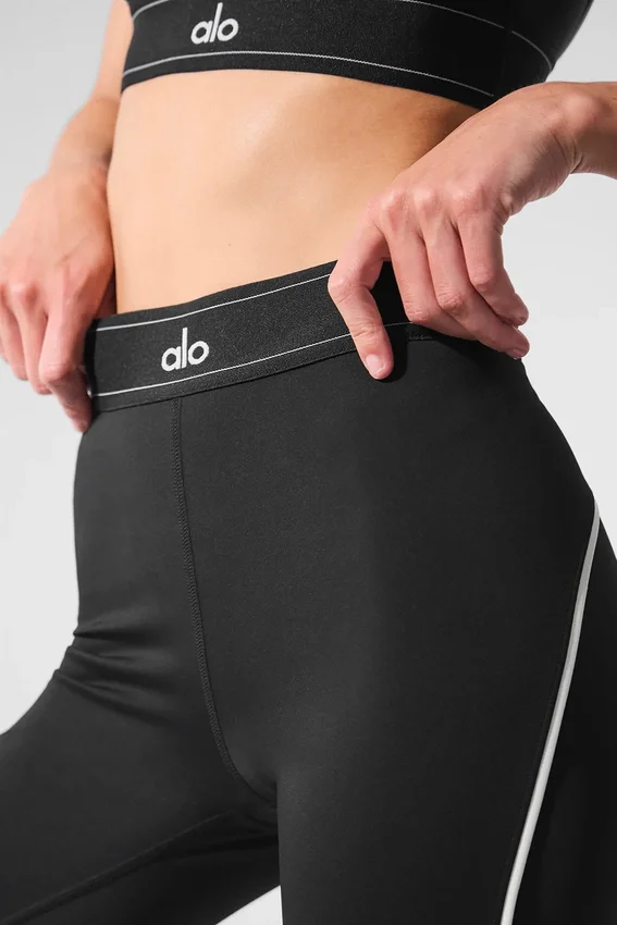 Airlift High-Waist Suit Up Leggings – svart/vit
