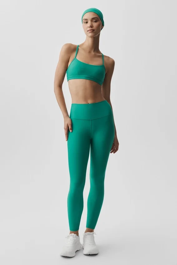 7/8-långa High-Waist Airlift Legging – Emerald Isle
