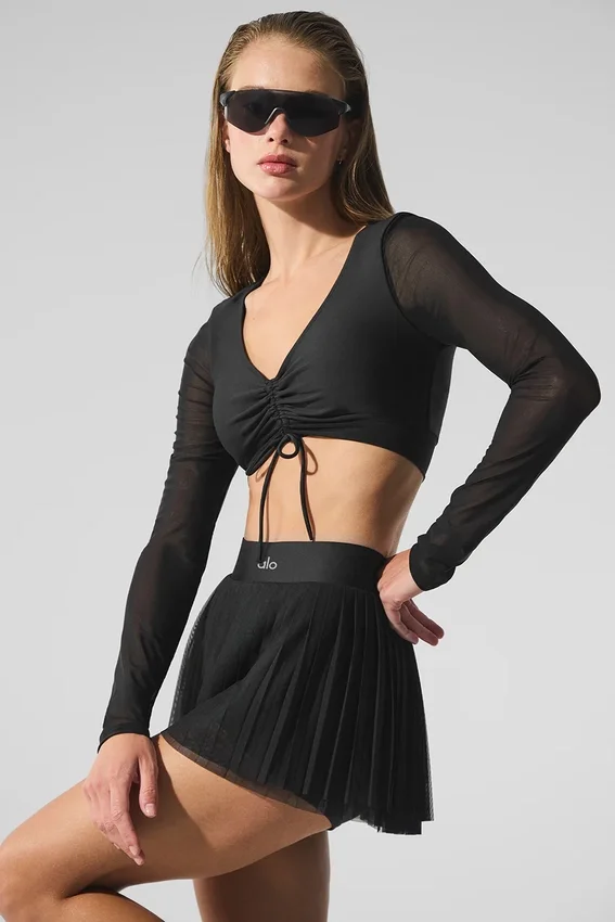 Airlift Mesh Divine långärmad BH – Svart