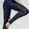 Airlift Mesh High-Waist Darling Stirrup Legging – Navy