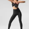 Airlift Mesh High-Waist Divine Leggings – Svart