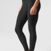 Airlift Mesh High-Waist Divine Leggings – Svart