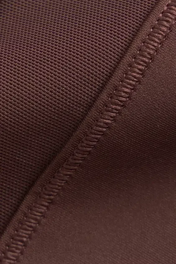 High-Waist Airlift mesh-leggings i mönstret Infatuation – Brownstone