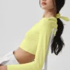 Alosoft Crop Finesse långärmat – Sunshine