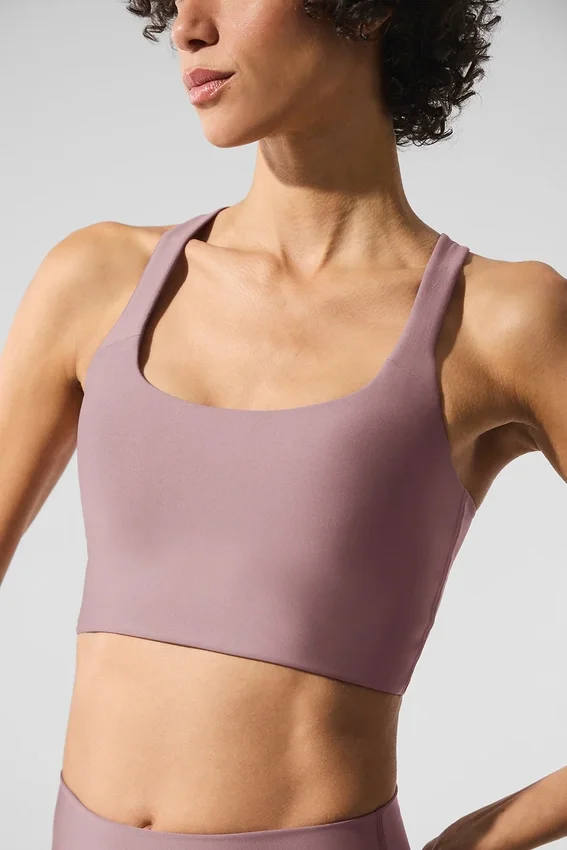 Airlift Sleek Bra Tank – Smoky Quartz
