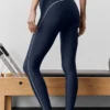 Airlift Speedwork-leggings med hög midja och 7/8-längd – Navy