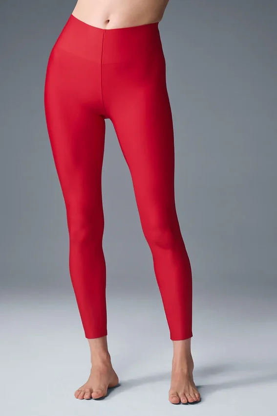 Airlift Strength Extreme High-Waist 7/8-Leggings – Bold Red