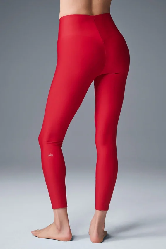 Airlift Strength Extreme High-Waist 7/8-Leggings – Bold Red