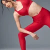 Airlift Strength Extreme High-Waist 7/8-Leggings – Bold Red