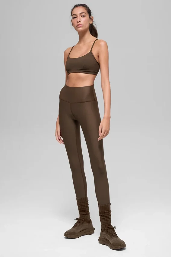 Airlift Winter Warm High-Waist Leggings – Espresso