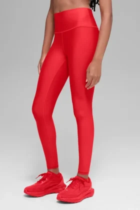 Airlift Winter Warm High-Waist Leggings – klarröd