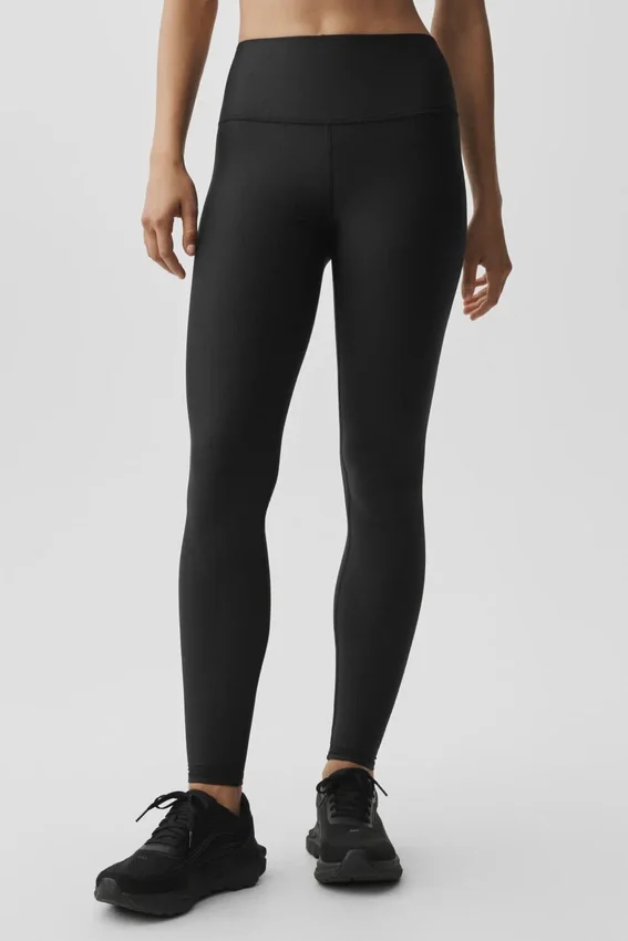 Airlift Winter Warm High-Waist Leggings – svarta