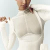 Airlift Winter Warm Mesh Ski Time långärmad tröja – Ivory