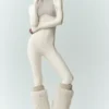 Airlift Winter Warm Mesh Ski Time långärmad tröja – Ivory