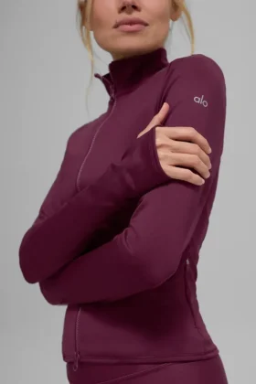 Airlift Winter Warm Radiant jacka med hel dragkedja – Burgundy