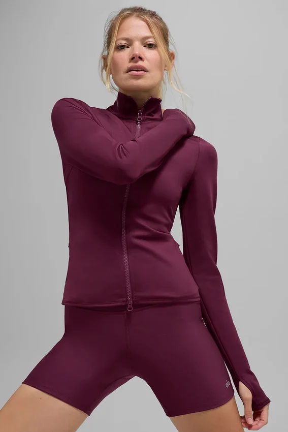 Airlift Winter Warm Radiant jacka med hel dragkedja – Burgundy