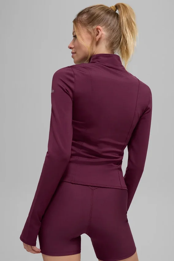 Airlift Winter Warm Radiant jacka med hel dragkedja – Burgundy