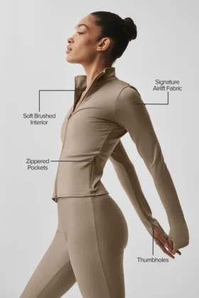 Airlift Winter Warm Radiant jacka med hel dragkedja – Gravel