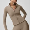 Airlift Winter Warm Radiant jacka med hel dragkedja – Gravel