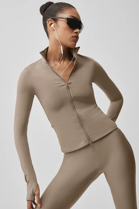Airlift Winter Warm Radiant jacka med hel dragkedja – Gravel