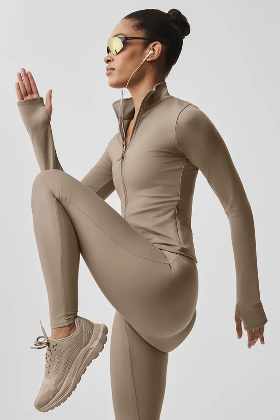 Airlift Winter Warm Radiant jacka med hel dragkedja – Gravel
