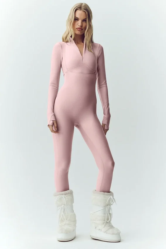 Airlift Winter Warm Ski Time Bib – Pink Champagne