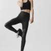 Airlift Winter Warm Supermoto-leggings med hög midja – Svart
