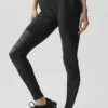 Airlift Winter Warm Supermoto-leggings med hög midja – Svart